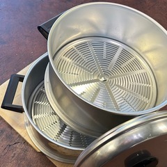  お取引決定。蒸し鍋　2段の画像