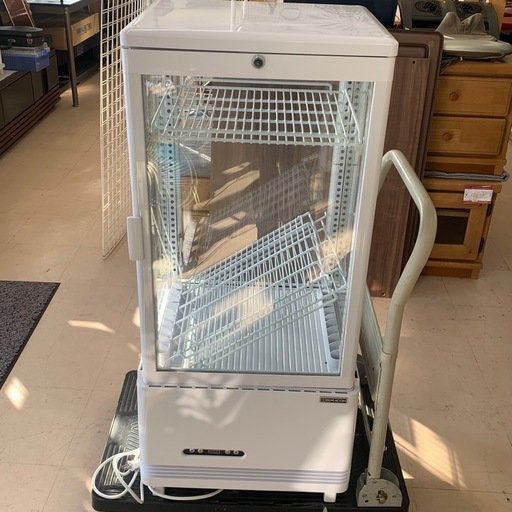 美原店 レマコム 4面ガラス 冷蔵ショーケース R4G-84SLW 2018年製 卓上型　84L