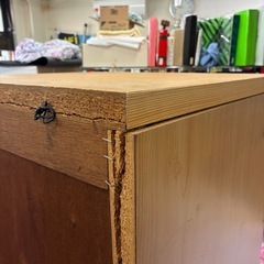 ▼値下げ▼★早い者勝ち★ 木目調・クローゼット・洋服タンス・約高さ175cm×幅59.5cm奥行き54cm※商品の詳しい状態やサイズ等は現物にてご確認ください。の画像