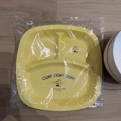 新品✨子供用プレート、スープボウルの画像
