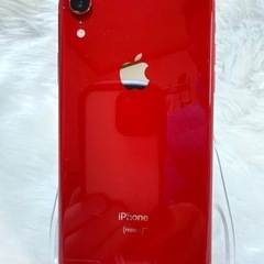 iPhone XR 64GB レッドSIMフリー 国内版 バッテリー100％の画像