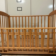 KATOJI 木製ベビーベッドの画像