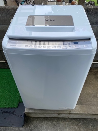 ☆洗濯機 日立 ビートウォッシュ 8kg BW-T807 2021年製