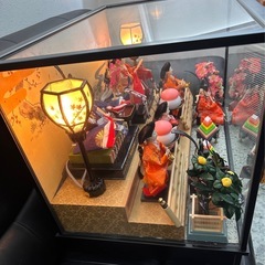 ケース入り 雛人形 オルゴール付き の画像