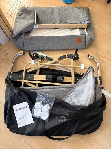 HZDMJ ベビーベッド/グレー/2024年モデル 最高 2024年購入】hzdmj