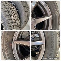 1000キロ使用●ヨコハマスタッドレス●14インチタイヤホイール4本セットの画像