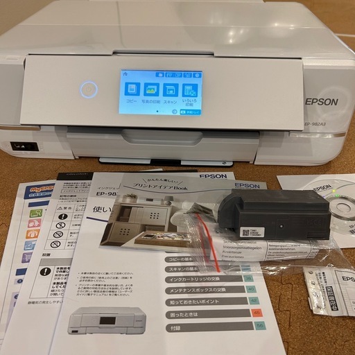 美品】EPSON EP-982A3（A3対応）☆純正黒インク＆新品メンテボックス付
