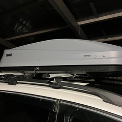 THULE touring L ルーフボックス　両開き　チタンエアロスキンの画像