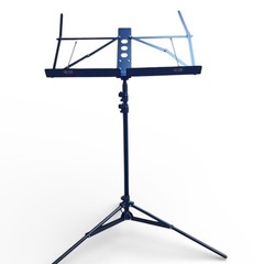 未使用　KC 譜面台 軽量アルミ製 MSAL-J/BK ブラック (ソフトケース付)の画像