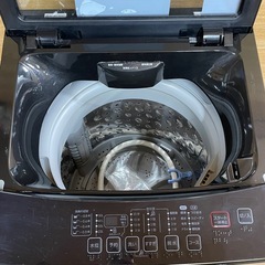 【k40 洗濯機】6kg 全自動洗濯機　ニトリNTR60 BKNの画像