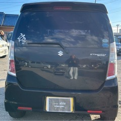 【支払総額12.8万円】車検取得済み！ワゴンRスティングレー車検令和10年1月機関良好 即日納車ok ローダウン 社外アルミ！の画像