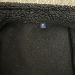 ユニクロ　フリース　黒　ブラック
　上着　アウター　110センチ　ボアフリース　男の子の画像
