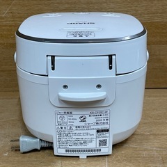 【k41 炊飯器】シャープ　ジャー炊飯器KS-CF05C-Wの画像