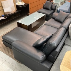 カウチソファー2点セットの画像