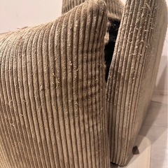 【くすみグリーン】3名掛けローソファーセットの画像