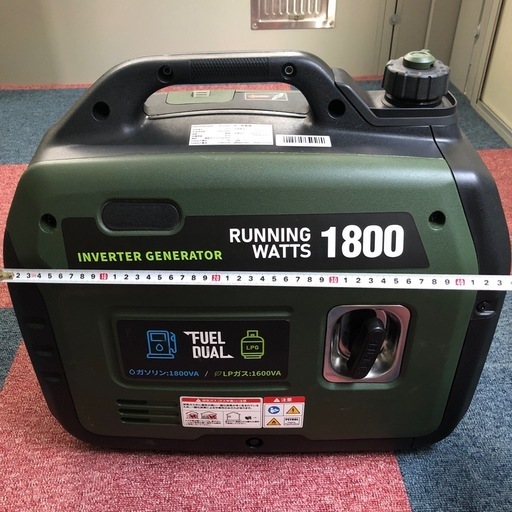 インバーター発電機DK1800iSDF美品　ガソリンとガス◎説明書有