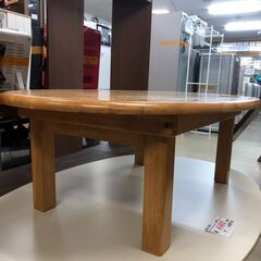 【リサイクルショップどりーむ荒田店】No.5903　折りたたみ座卓・長丸・レトロ感🎵の画像