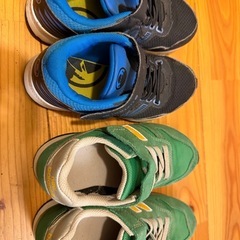 New Balance キッズスニーカー 2足セット 18.5cmの画像