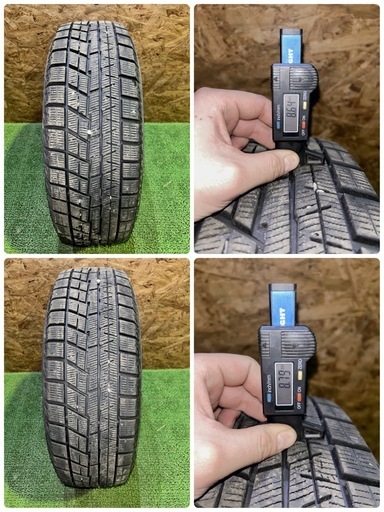ヨコハマ iceGUARD IG60 195/65R15 4本 2022年製 残溝8〜9mm 中古スタッドレス