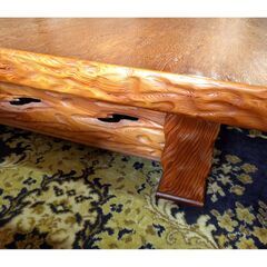 【引き取り希望】天然木（屋久杉材）の座卓の画像
