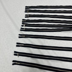 【全10本】希少LAMPO ファスナー ヴィンテージ 81.5cm シルバー まとめ売り の画像