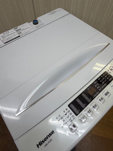 #70 激安5.5kg洗い!! Hisense 2024年 HW-K55E 縦型全自動電気洗濯機