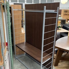 背面ミラー付きワードローブ　　　※鏡ワレあり。の画像