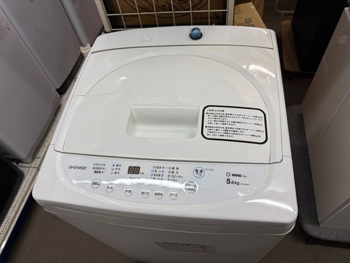 分解洗浄済み　洗濯機　5kg DW-S50AW 大宇　