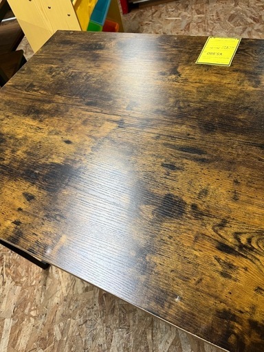 ジャングルジャングル貝塚店　ダイニングデーブル　ベンチセット　ニトリ　食卓　テーブル×1 ベンチ×1  木目柄　中古　リユース　貝塚市