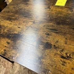 ジャングルジャングル貝塚店　ダイニングデーブル　ベンチセット　ニトリ　食卓　テーブル×1 ベンチ×1  木目柄　中古　リユース　貝塚市　二色浜の画像