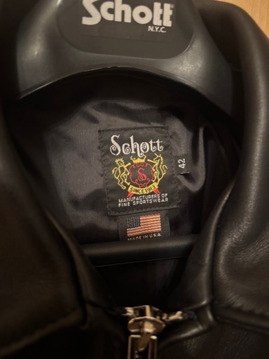 Schott トラッカージャケット 42サイズ 牛革