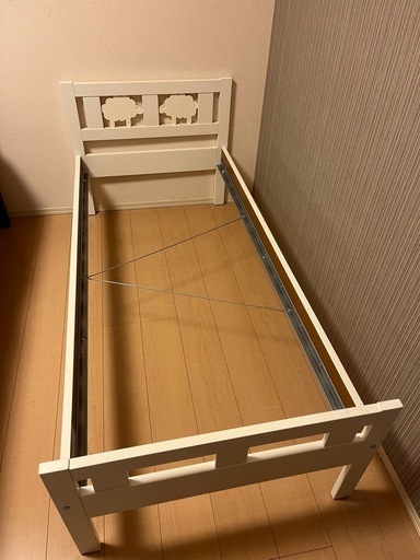 IKEA キッズベッド　KRITTER サイドバー付き
