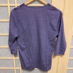 七分袖　ロングTシャツの画像