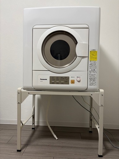 【2022年製】Panasonic衣類乾燥機(6kg)NH-D603+ユニット台N-31U