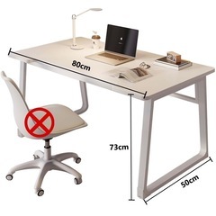 お譲り先決まりました　デスク　ホワイト　イスなし　【1月18日まで】の画像