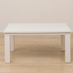 ニトリ こたつ ローテーブル ちゃぶ台 ホワイト 白 美品 の画像