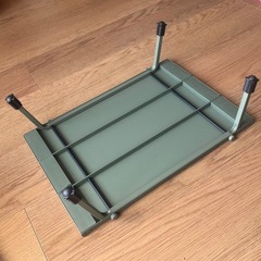 【1/19まで】ワークマン　fieldcore アルミテーブル　カーキ(緑) 2個セットの画像