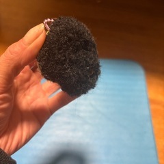 パンチニードル　プードル黒　小②の画像