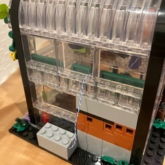 LEGO 互換　ブロック模型　パンダカフェ　ランプ付きの画像