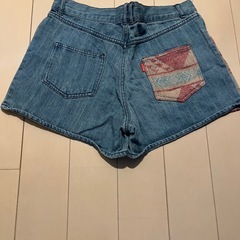 チチカカ　M　デニムショートパンツ　　　　の画像