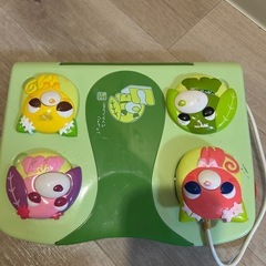 【ジャンク品】お茶犬 おべんきょうパソコン 知育玩具 中古の画像