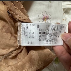 センスオブプレイス　ブラウス　オレンジ　ブラウンの画像