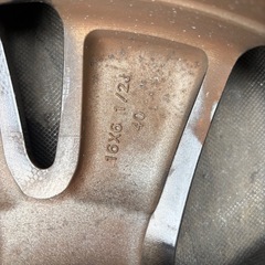 日産リーフ純正ホイール4本セットの画像