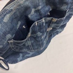 🌈Lee デニム柄　クラッチバック　ポーチの画像