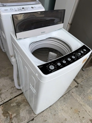 NO B758?福岡市内配送設置無料✨?全自動洗濯機 Joy Series ブラック JW-C45D-K [洗濯4.5kg /簡易乾燥