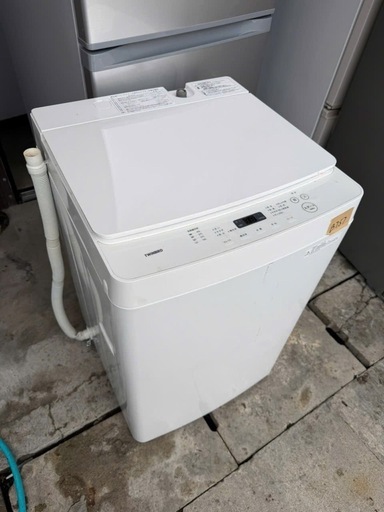 NO B757?福岡市内配送設置無料✨?ツインバード 全自動洗濯機 5.5kg ホワイト TWINBIRD WM-EC55W 2021