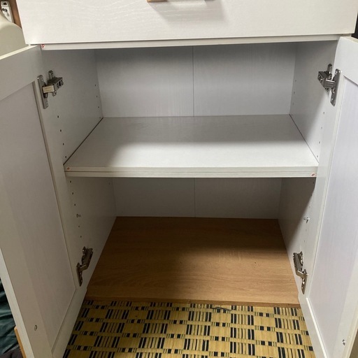 ナフコ セリカシリーズ キャビネット食器棚60HD 60Gセット (タケ) 杵築