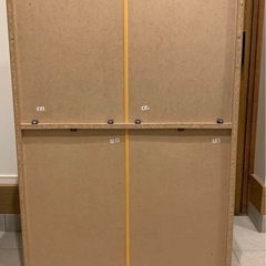 木製シューズラック スラット扉
の画像