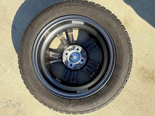 スタッドレスタイヤ4本セット、ホイール 付 155/65R14 75Q