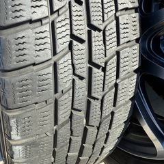 スタッドレスタイヤ4本セット、ホイール 付 155/65R14 75Qの画像